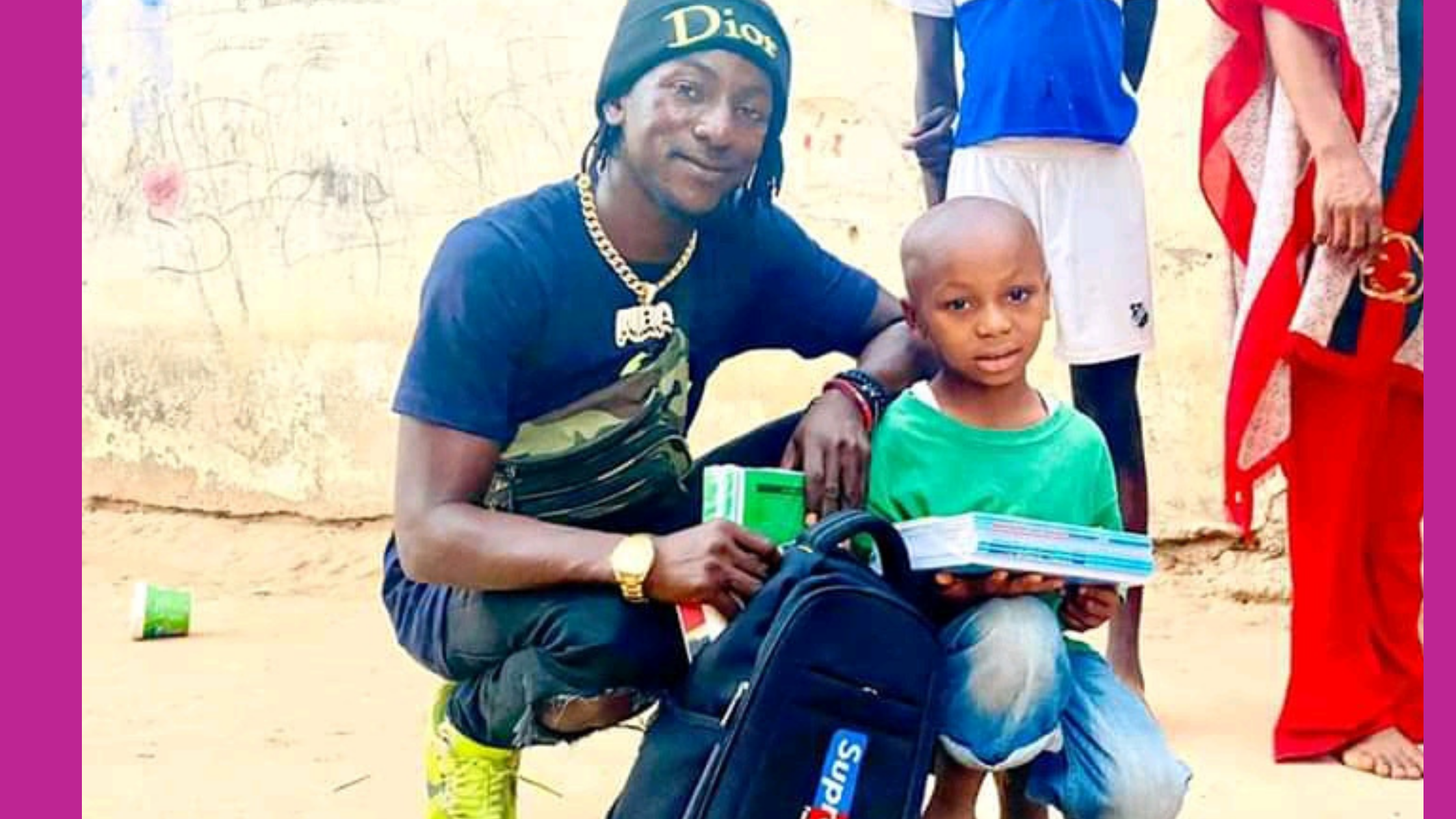 Gambian Artist Grants Scholarship to Young Fan