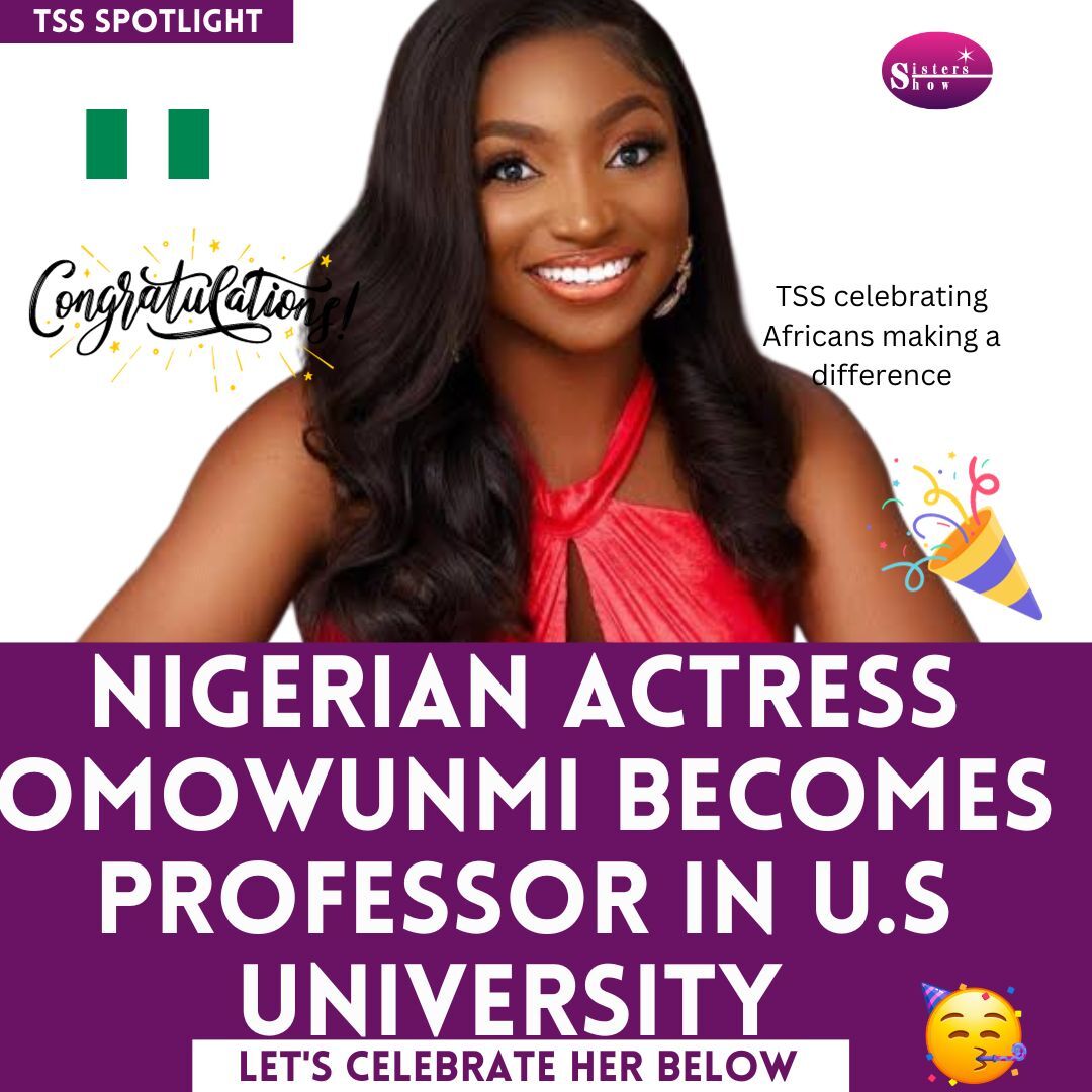 Omowunmi, Nigerian actress turned professor