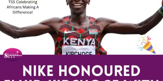 Image featuring the statue of Eliud Kipchoge alongside the track dedicated to him by Nike.