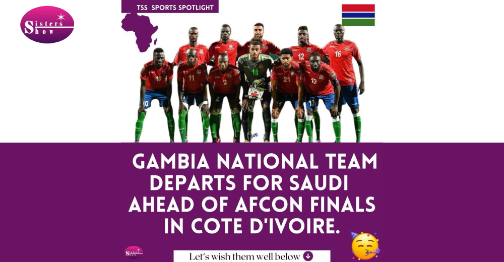 Gambia team heads to Saudi for AFCON prep in C��te d