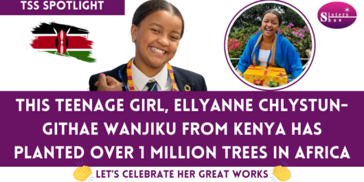 Ellyanne Chlystun-Githae Wanjiku planting trees in Kenya