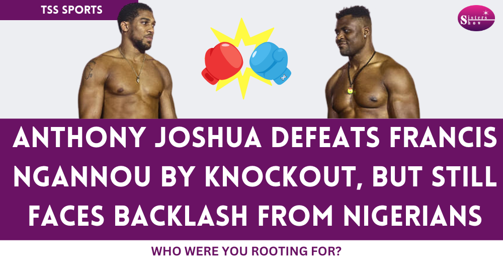 Anthony Joshua vs. Francis Ngannou Boxing Match Victory