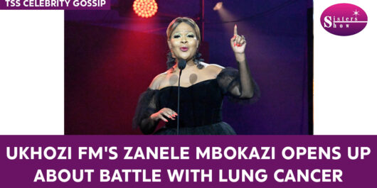 Zanele Mbokazi lung cancer diagnosis