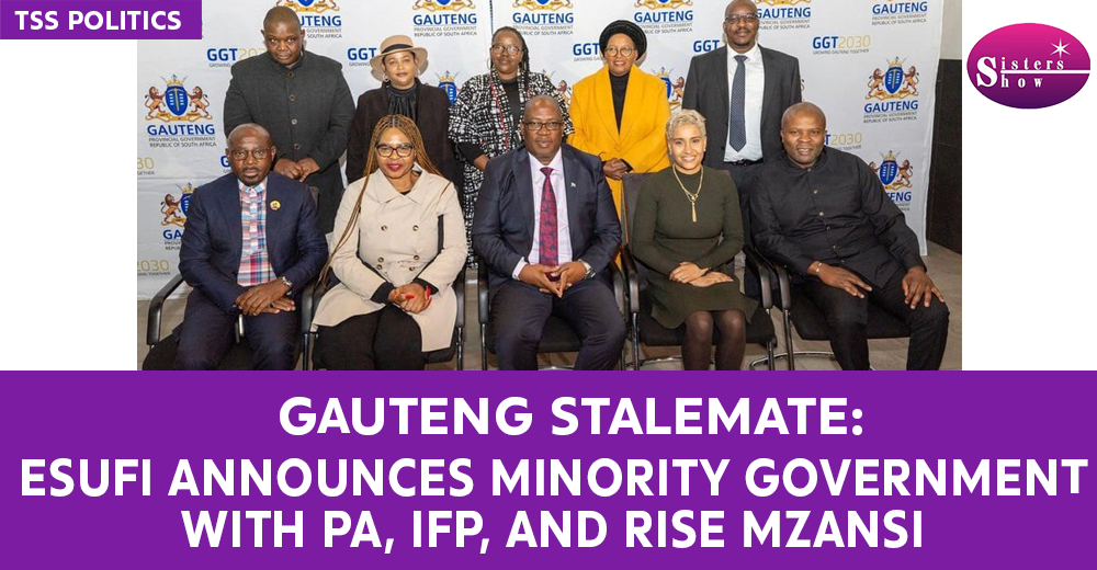 Gauteng minority government news